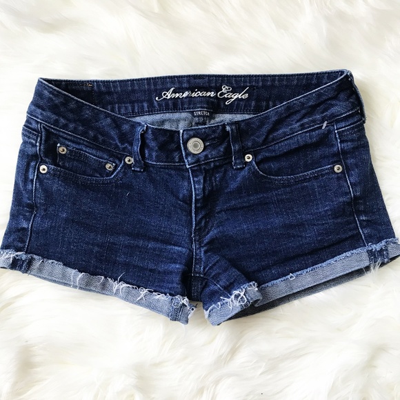 American Eagle Outfitters Pants - American Eagle : Cutoff Stretch Denim Shorts  Sz 6